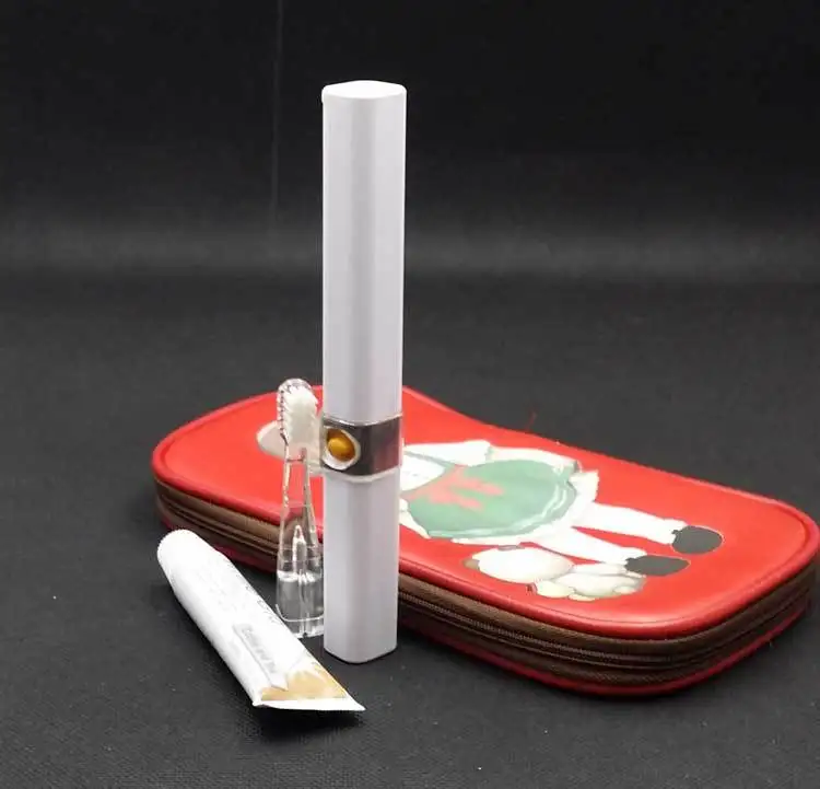 Kid's sonic toothbrush travel kits Sonic Toothbrush + Teeth Whitening Paste brush head Travel Cosmetic Bag | Красота и здоровье