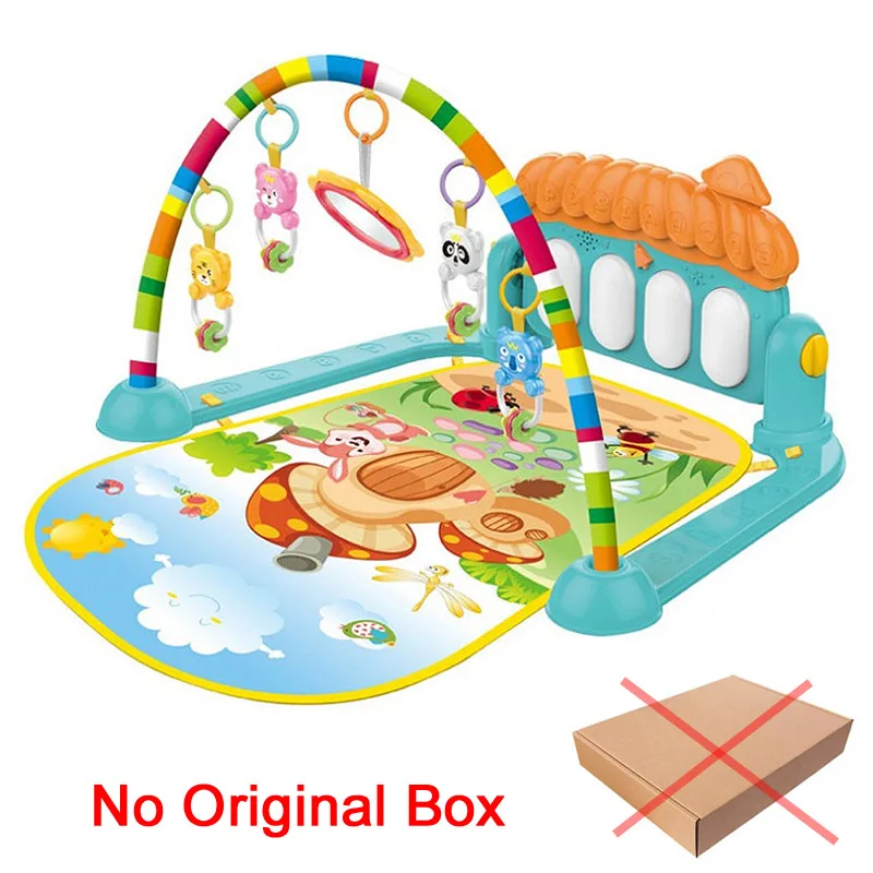 mgl No original box Детский игровой коврик, детский коврик, развивающий коврик-головоломка с фортепианной клавиатурой и милым животным, детский игровой коврик для занятий ползанием, игрушки - Цвет: mgl No original box