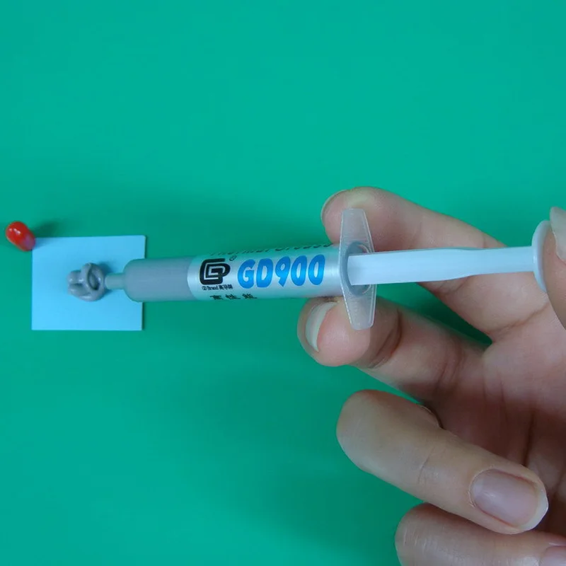 Шприцевой кулер для компьютера GD900 Термопаста ПК охлаждающий процессор клеевые