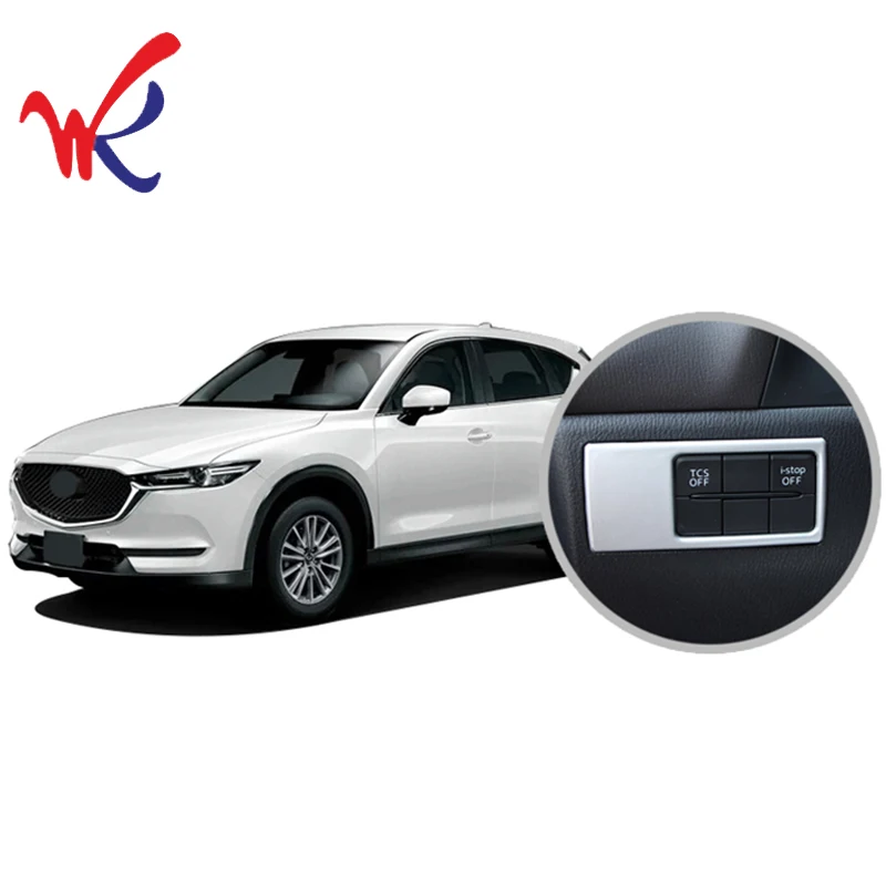 Лояльности для Mazda CX5 CX 5 2017 2018 интерьер автоматического включения света фар рамка