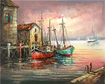 GX22064 DRAWJOY картина в рамке, живопись по номерам, современный пейзаж, домашний декор для гостиной, ручная работа, уникальные подарки, картина, настенное искусство - Цвет: GX22064