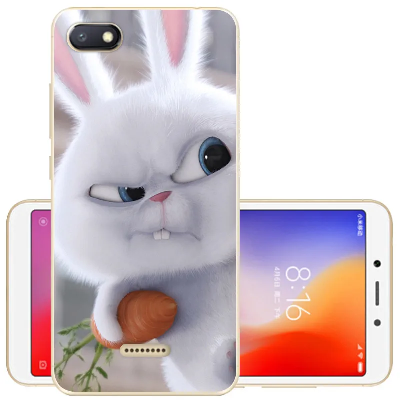 43 Силиконовый чехол для Xiaomi Redmi 6A 5,4", милый чехол из ТПУ для Xiaomi redmi 6 redmi6a redmi 6 pro, чехол, чехол, бампер для телефона - Цвет: 43