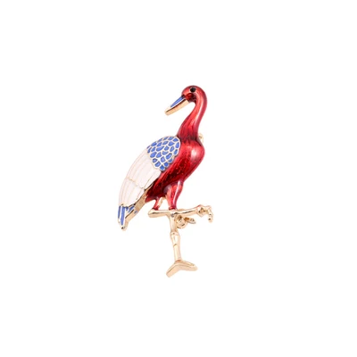 1 шт. Ретро bling Pigeon Diy брошь Винтажная эмаль птица Колибри значок булавки на лацканы для женщин год - Окраска металла: 4