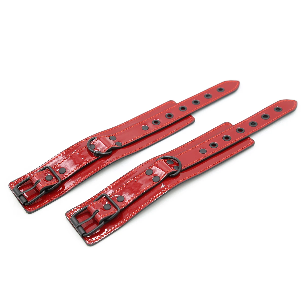 LoveFun БДСМ наручных ограничителей лодыжки лаковая кожа манжеты ограничители