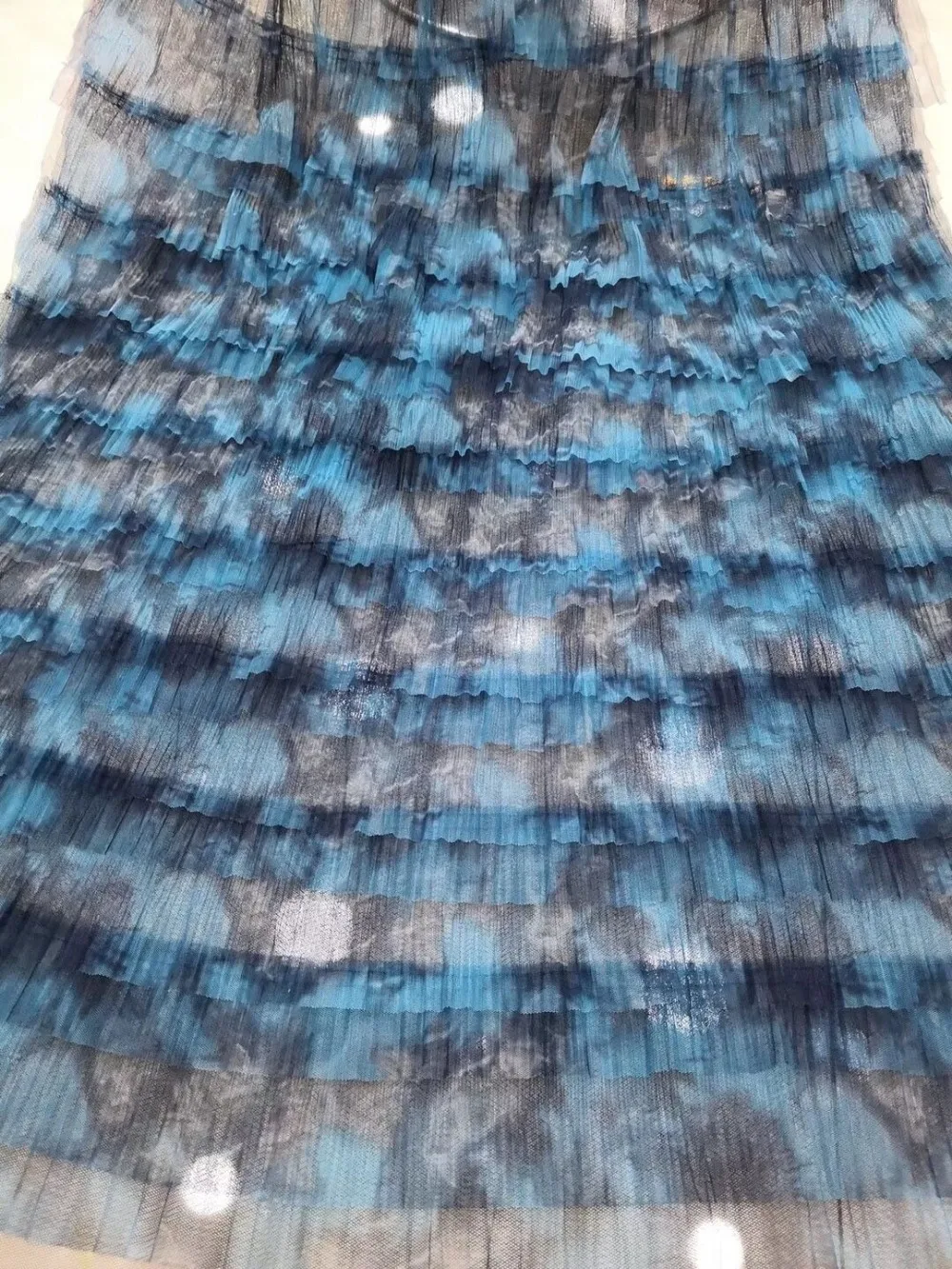 Красивая перьевая вышивка Тюлевая сетчатая кружевная ткань Sophia 4.2506 хорошего