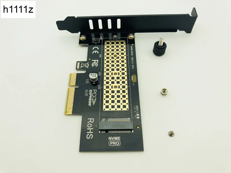 Адаптер M.2 NVMe SSD NGFF на PCIE X4 Raiser M Key интерфейсная карта поддержка PCI Express 3 0x4 2230 2280