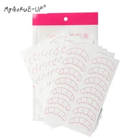70 pair eyelashes paper patches under gel eye pads grafted lashes eyelash extension practice eye tips sticker wraps makeup tools