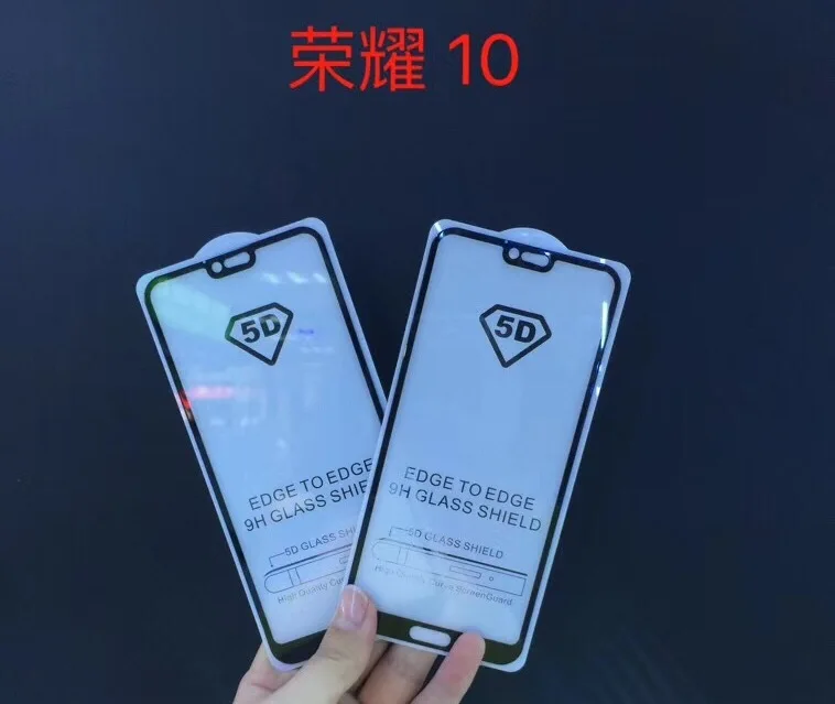Bonaier 2 шт. 9H полный клей и полное покрытие закаленное стекло для Huawei Honor 10 Защита