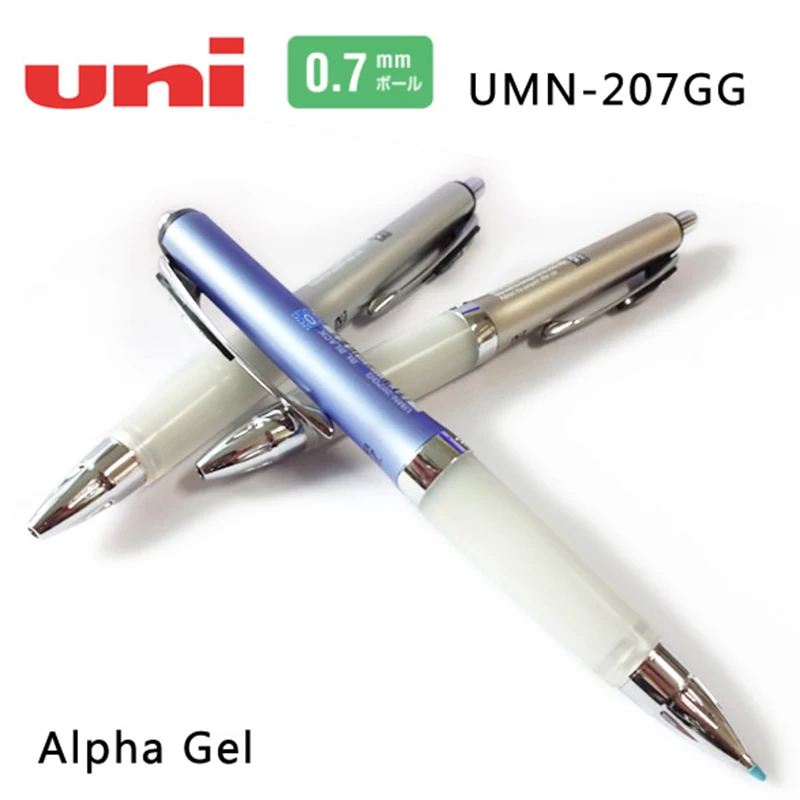 Genuine Japan Mitsubishi Uni ball UMN 207GG 0.7mm Alpha Gel Pen Antifatigue Perfect for Student Writing Supplies|pen rod|pen quartzpen spray |