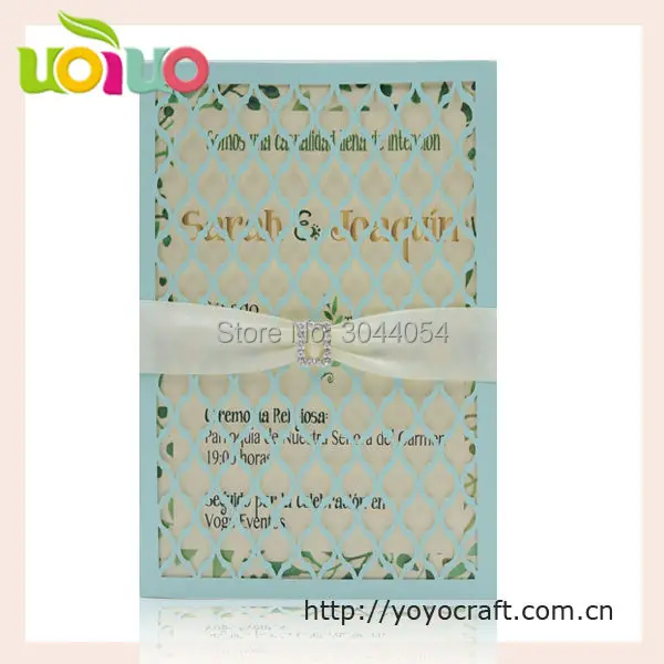 Красивые женские свадебные пригласительные открытки оптом с бантом и украшением