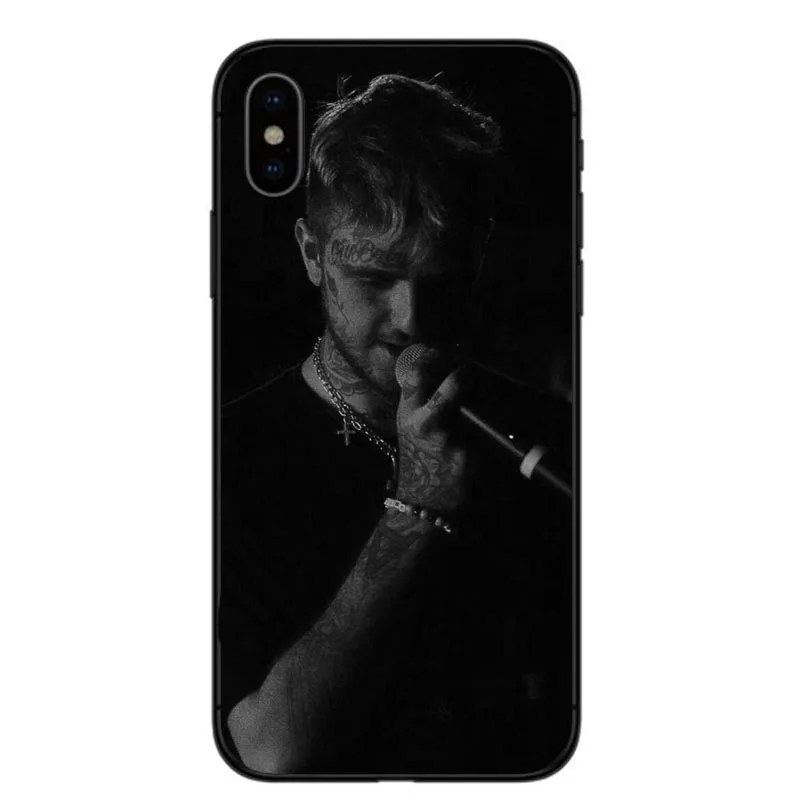 TPU POP рэпер Lil Peep высококачественные черные мягкие силиконовые чехлы для телефонов, чехол для iPhone 11 Pro MAX 5S SE 6 6splus 7 8Plus X XR XS MAX - Цвет: TPU