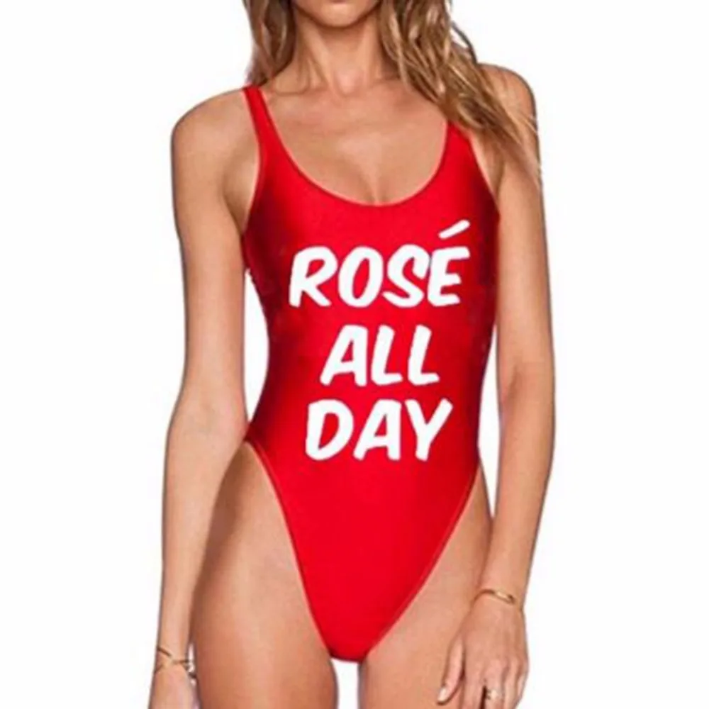 6 цветов розовый купальник с высоким вырезом сексуальный цельный буквенным