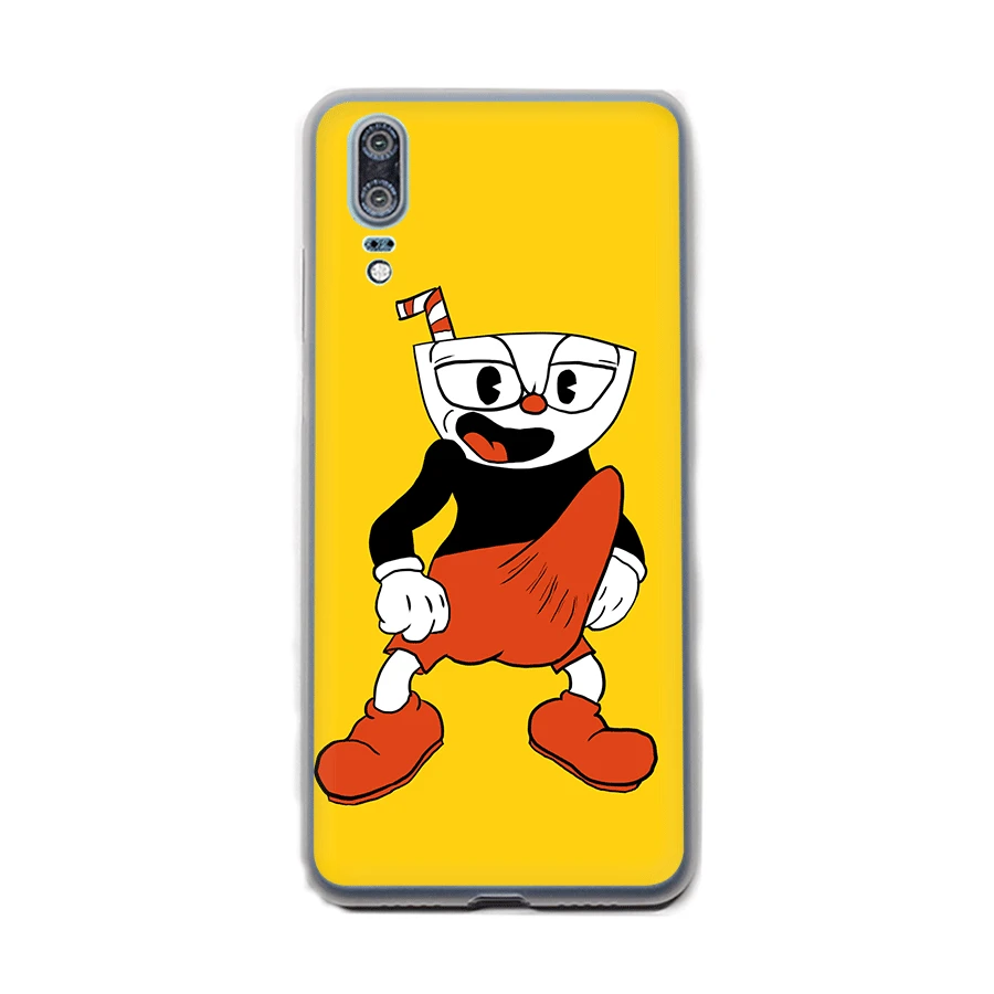 Жесткий чехол для телефона Desxz Cuphead Huawei P30 P8 P9 P10 P20 Pro Plus Lite Mini P Smart