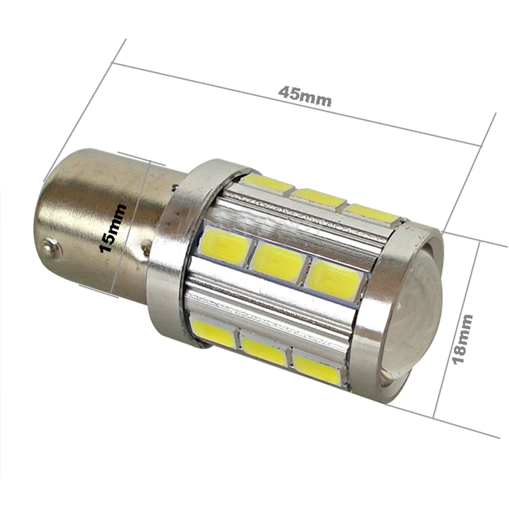 

YSY 10 шт. 1156 BA15S P21W 5730 21SMD светодиодный объектив для проектора автомобильная лампа с поворотным сигналом задний светильник Розничная торговля ...