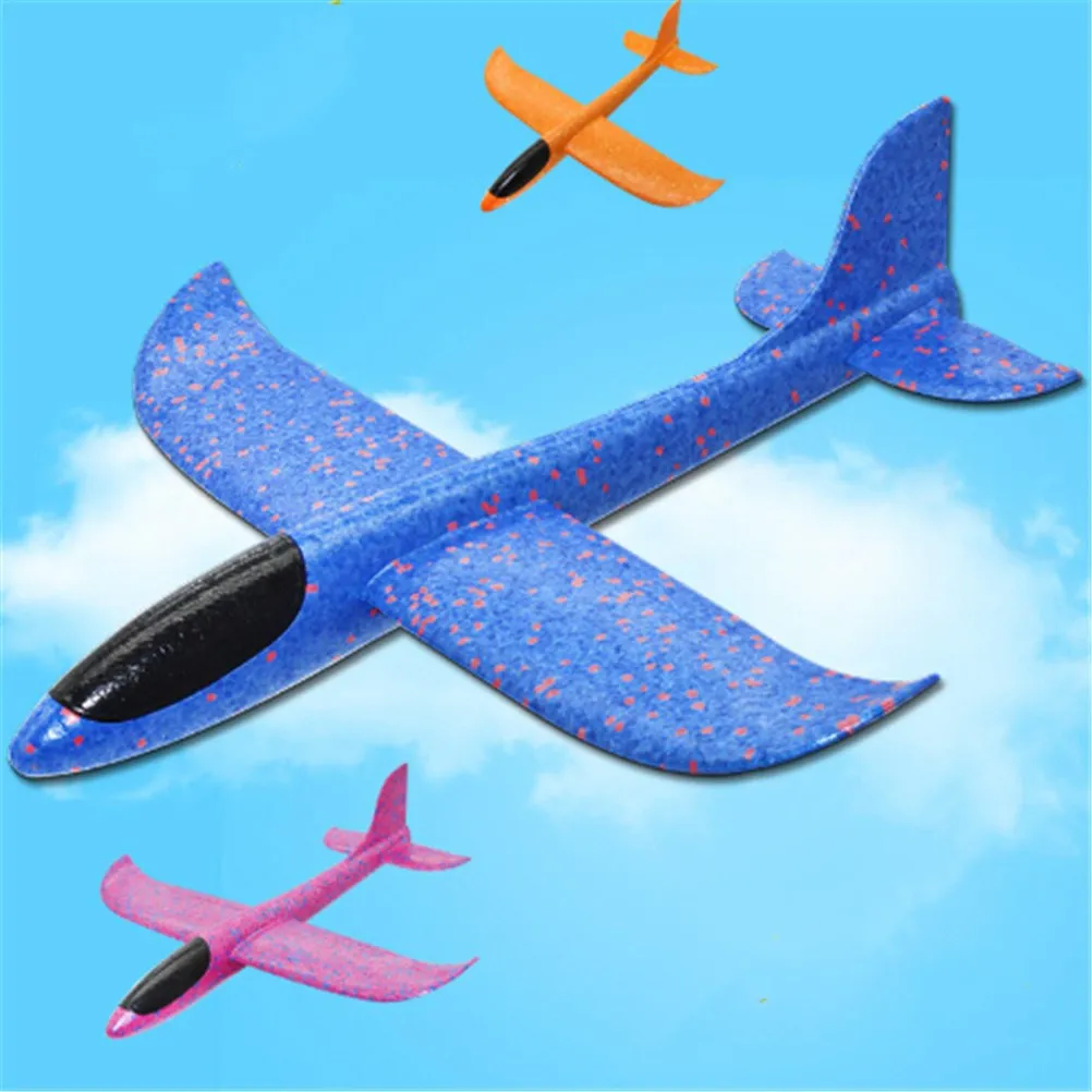 

One Piece Hand Launch Throwing Glider Aircraft Inertial Foam EPP Airplane Toy Children Plane Model Outdoor Fun Toys