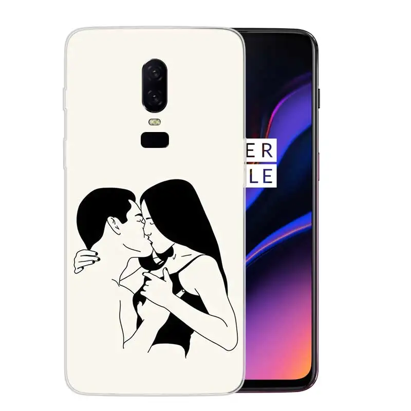 Роскошный мягкий силиконовый чехол для телефона OnePlus 5 5T 6T 6 с рисунком |