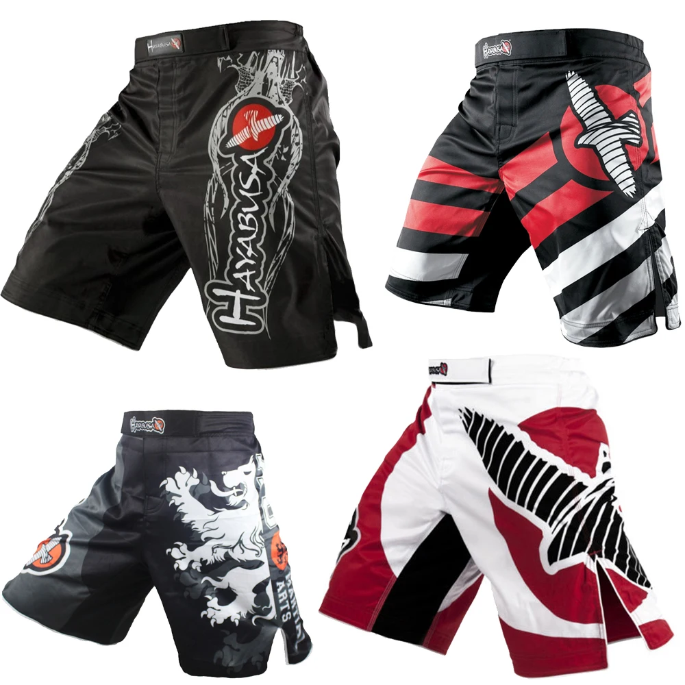 Мужские боксерские трусы с принтом MMA шорты MMA Fight Grappling Короткие штаны Kickboxing гель бокс Bjj Muay тайские штаны шорты для тайского бокса