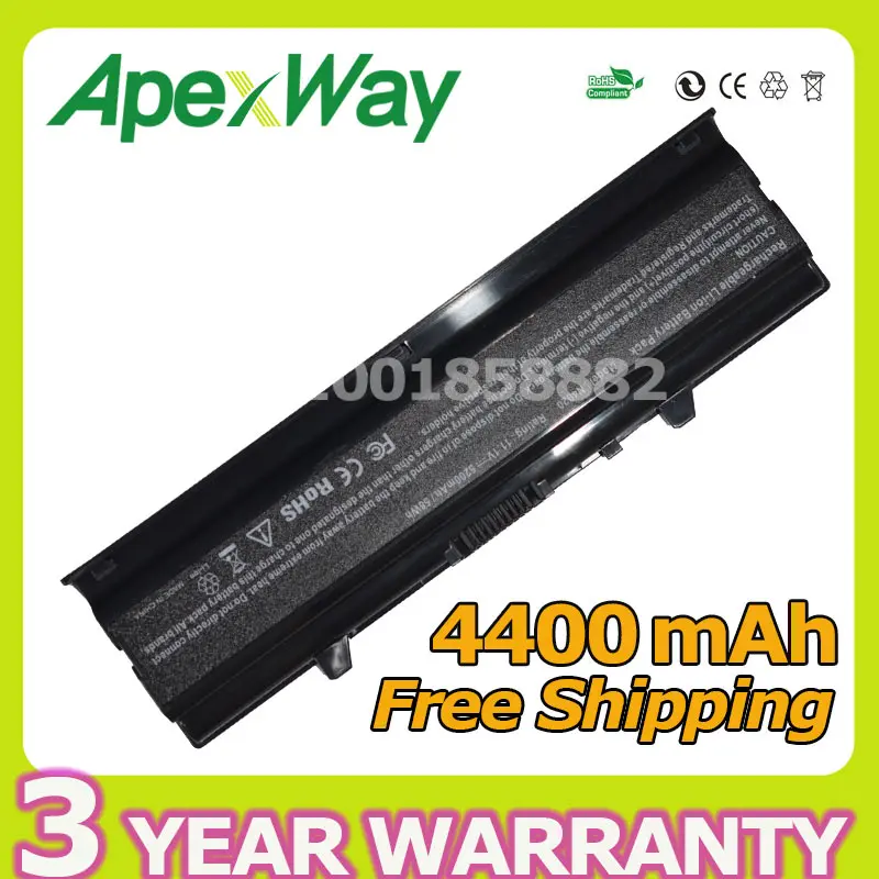 Аккумулятор Apexway для ноутбука DELL Inspiron 14V 14VR M4010 N4020 N4020D N4030 N4030D 0KCFPM 0M4RNN 312-1231 KG9KY TKV2V