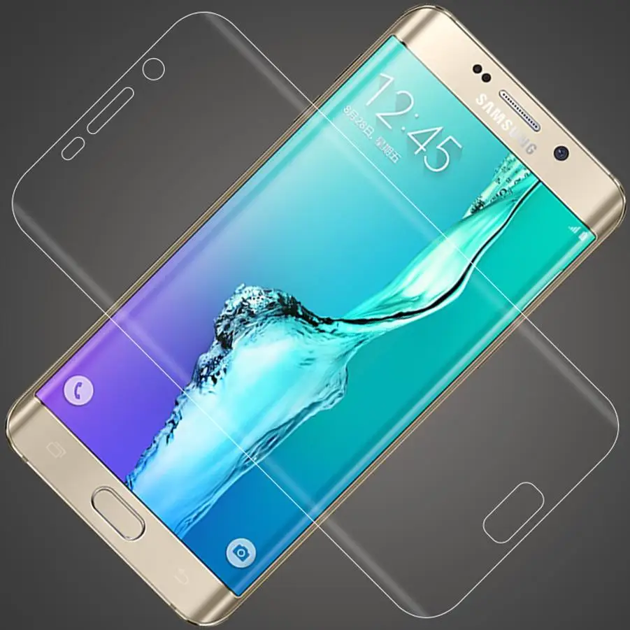 HD прозрачный для Galaxy S10E S9 S8 + S7 S6 Edge незакаленное стекло без пузырьков Защитная