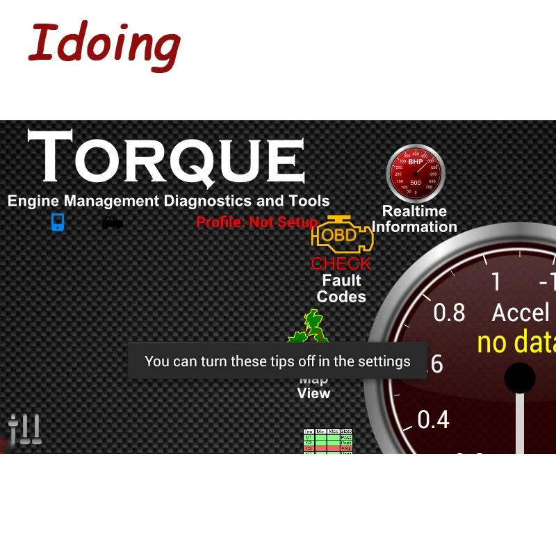 Автомобильный диагностический сканер IDoing ELM 327 V1.5 Bluetooth OBD2 автомобильный
