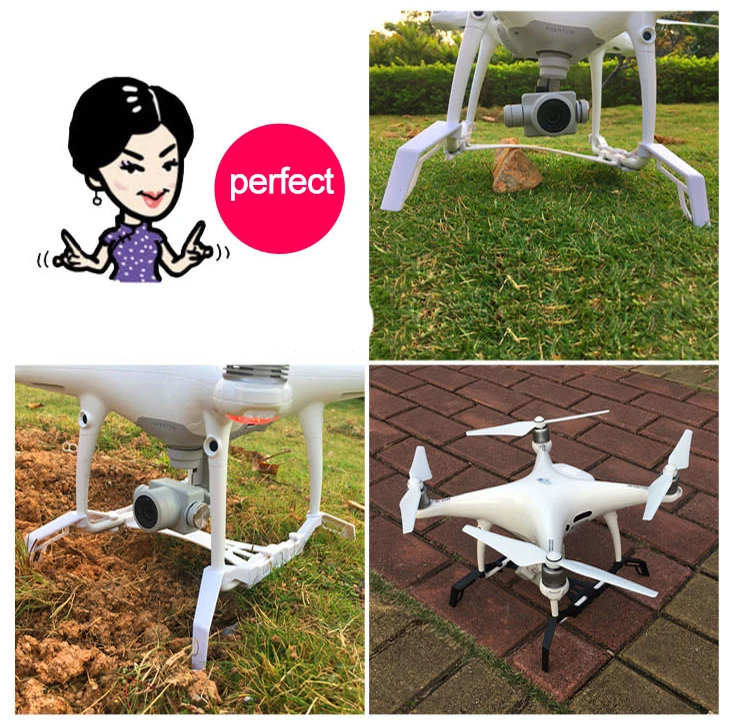 2 в 1 шасси для DJI Phantom 4 Pro Drone усиленный протектор стабилизатор для фотоаппарата Gimbal защитные запчасти