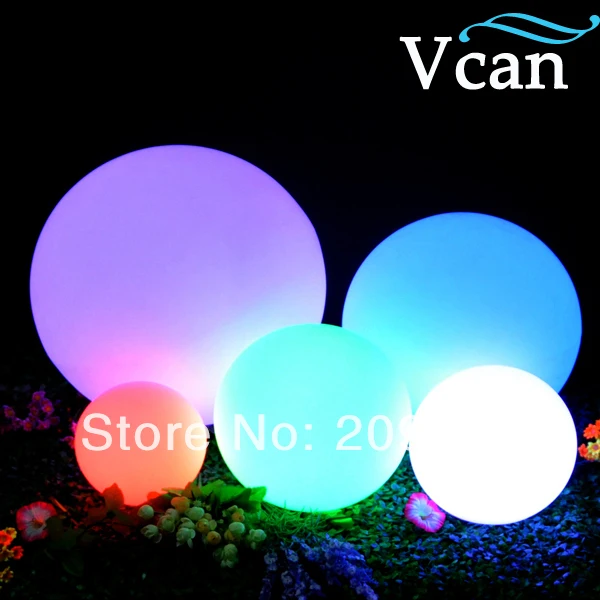 Волшебный RGB светодиодный шар наружный диаметр 25 см перезаряжаемая светящаяся