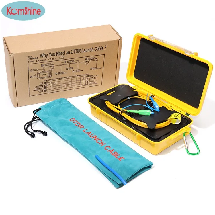 Komshine olc-mm-1000 1 км ММ OTDR мертвая зона eliminator Волокно-оптический рефлектометр Старт