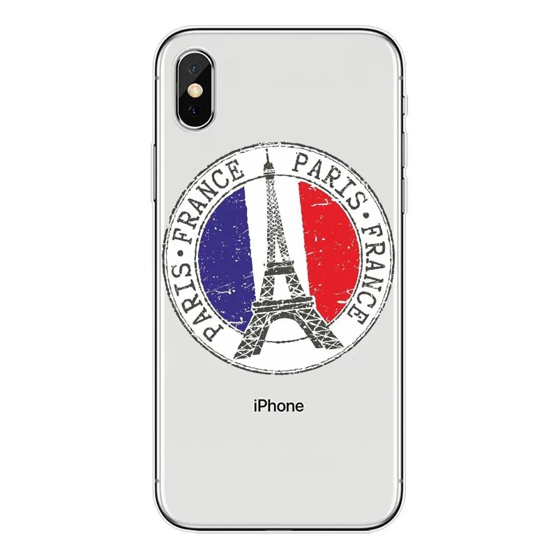 Модный чехол для телефона с изображением Эйфелевой башни Лондона iphone8 8Plus 7 6SPlus XS