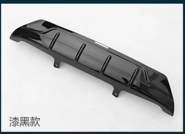 ABS задний багажник спойлер диффузор выхлопных газов бампер Защитная крышка для