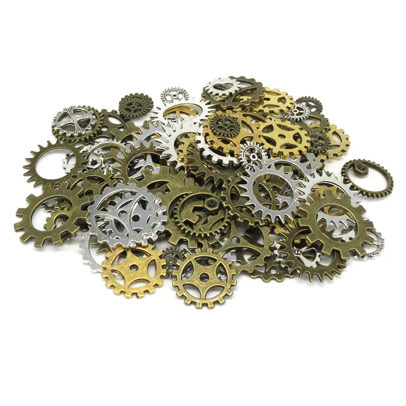 Цвета: золотистый серебристый винтажный бронзового цвета смешанные 100 шт в