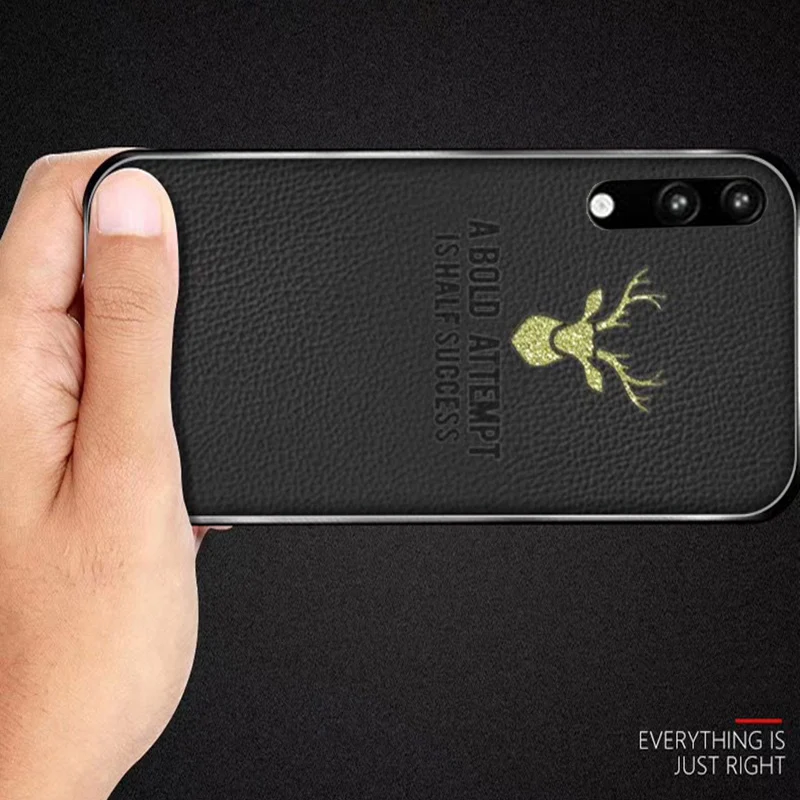 For Huawei P20 Case Plating border leather Soft phone case P20Pro Pro Cover Glitter deer EML-AL00 CLT-AL00 cases | Мобильные