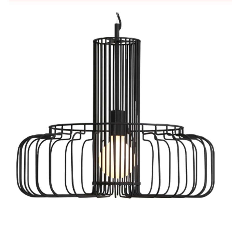 Современный минималистичный светодиодный светильник в полоску с черной