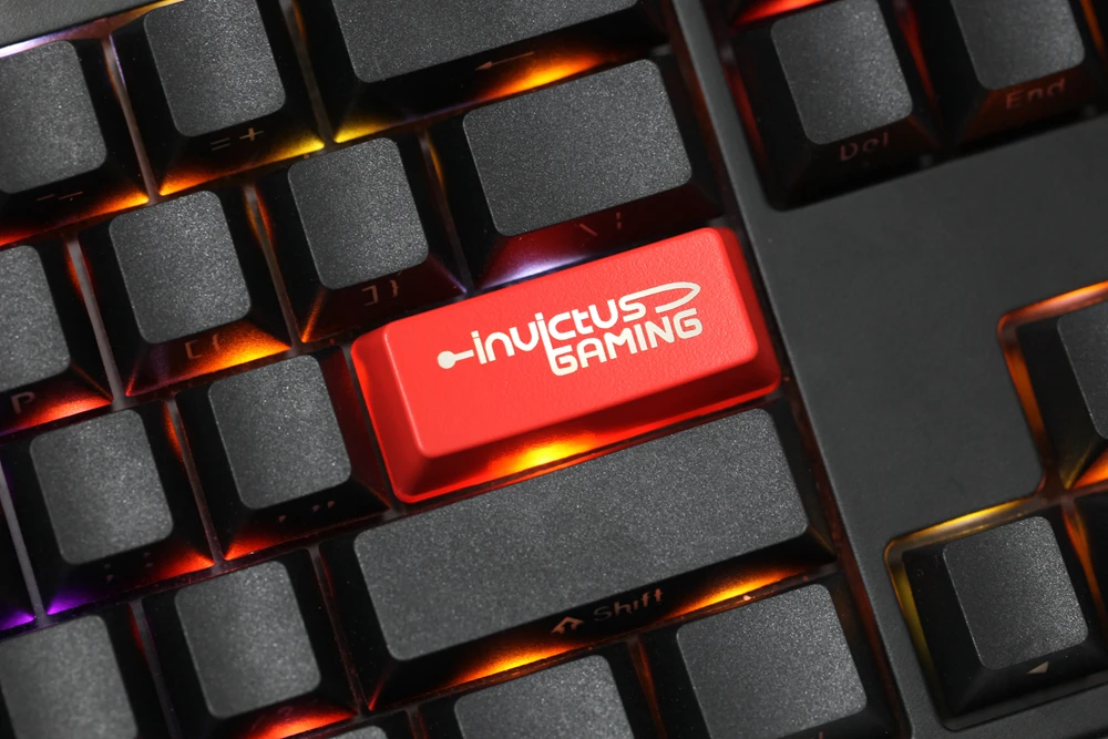 Новинка блестящая клавиатура с колпачком клавиатуры ABS Shine Through ig invictus gaming lpl champion