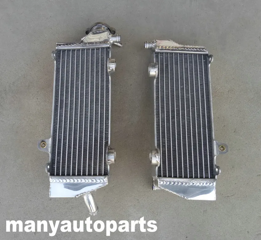 Алюминий радиатор + с оранжевым шлангом для KTM 125/150/200/250/300 SX EXC/MXC 2008 2013|Радиаторы и