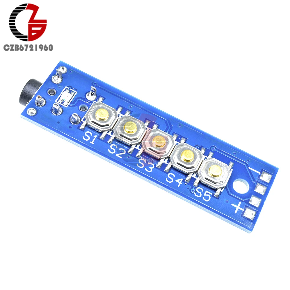 Цифровой Стерео FM передатчик Модуль DC 3V 6V 76 108MHz фазовая Блокировка петли