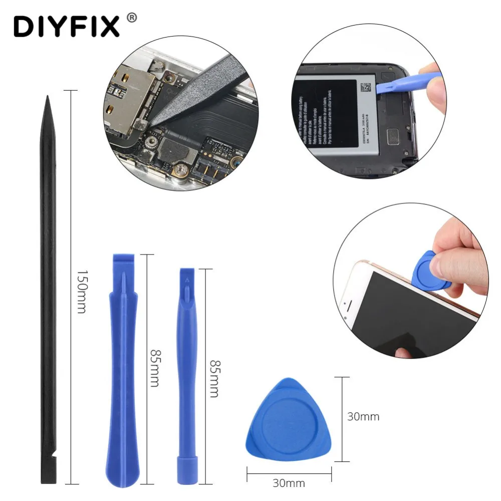DIYFIX мобильного телефона инструменты для ремонта, отвертка инструмент открытия набор теплоизоляция силиконовый коврик для BGA паяльная Ремонт Инструменты сделай-сам набор