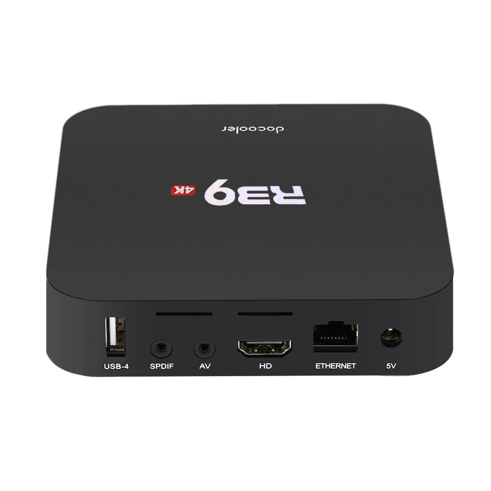 Docooler R39 Smart Android 7.1.2 ТВ приставка RK3229 четырехъядерный 16,1 UHD 4K ТВ приставка 1G/8G Мини ПК WiFi H.265 HD медиаплеер