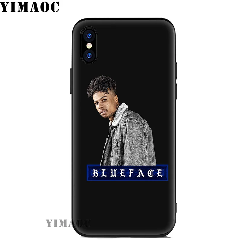 YIMAOC рэпер певец Blueface Мягкий силиконовый чехол для iPhone 11 Pro Xr Xs Max X или 10 8 7 6 6S Plus 5 5S SE