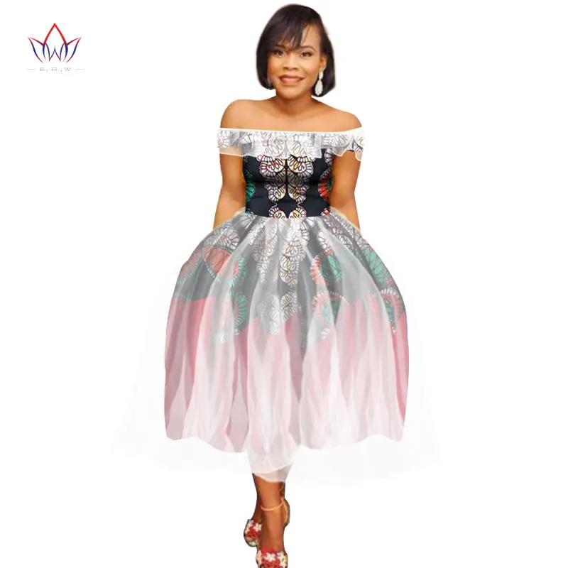 Летнее платье Африки 2019 большого размера в африканском стиле с принтом Базен Riche