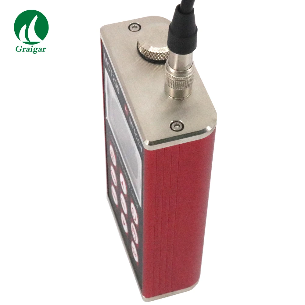 Толщиномер MITECH MCT200 диапазон применения указан доступными щупами