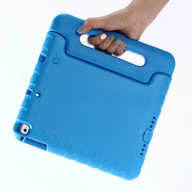 

Case for ipad5/6 air 1 air 2 2017 2018 A1822 A1823 A1893 9.7 inch hand-held Shock Proof EVA full body cover Handle stand+PEN