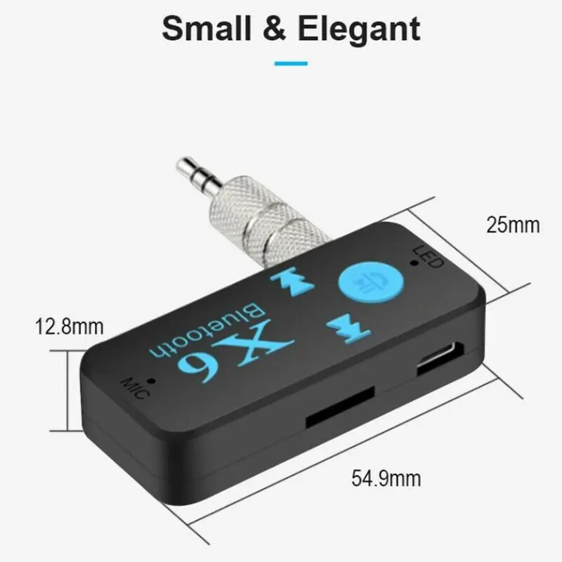 Аудиоприемник с разъемом 3 5 мм Aux Bluetooth 4 1 USB радио динамики наушники адаптер для