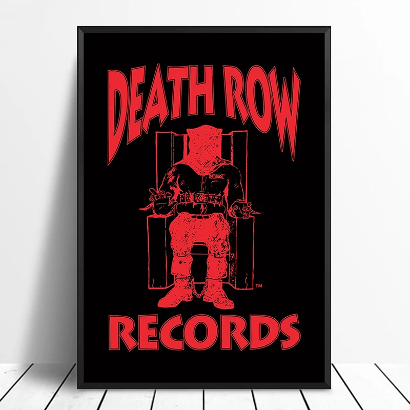 Deathrow Records Album Pop Music cover Music Star Poster Canvas Prints Wall Art For Living Room Home Decor