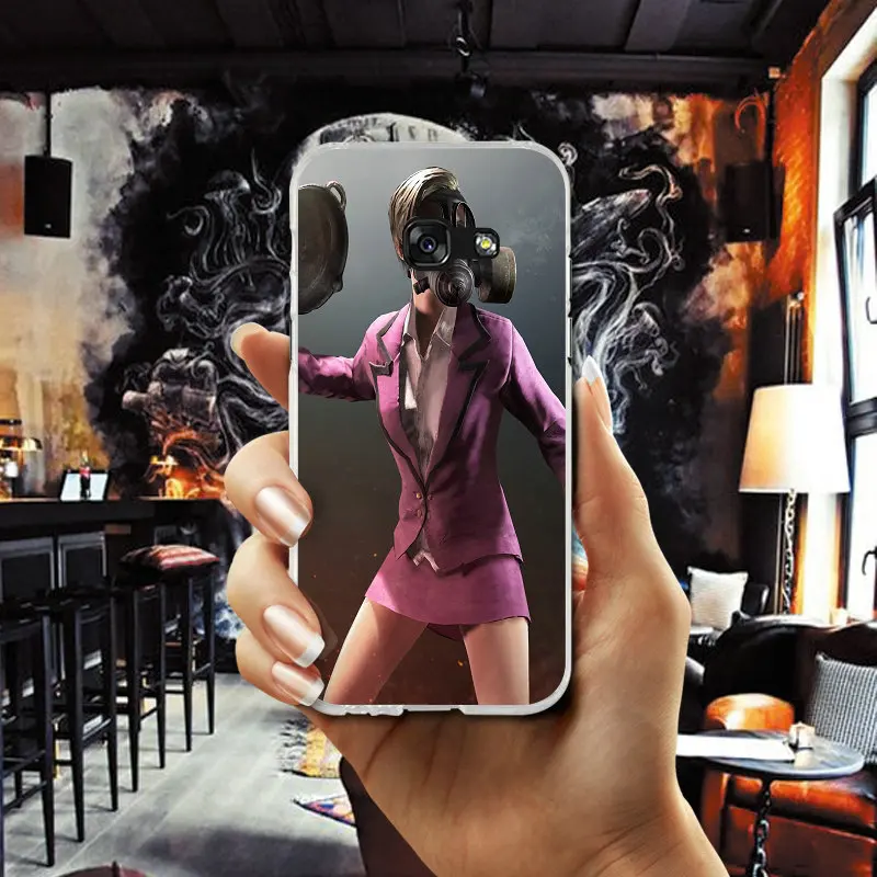 Силиконовые чехлы телефон для Samsung Galaxy A3 A5 A7 J1 J2 J3 J4 J5 J6 J7 2016 2017 2018 Playerunknown's боя PUBG |