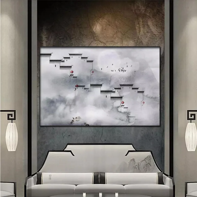 

3D wallpaper construction horse head wall hand-painted landscape living room wall professional custom mural photo wallpaper