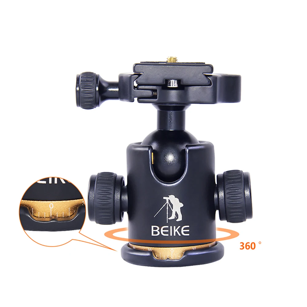 INSEESI Beike BK-03 алюминиевый штатив для видеокамеры с шаровой головкой Balhoofd с быстроразъемной пластиной 1/" винт монопод головка адаптер(Bl