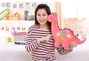 100% новый милый мультяшный динозавр плюшевые игрушки 40 см кукла рождественский