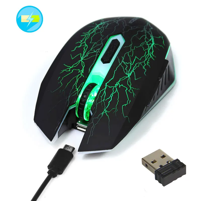 2.4G Wireless Mouse Подсветка светящаяся USB Проводная мышь Wrangler с интернет-игровой мышью производители оптом офис - Цвет: 2.4G Wireless Mouse