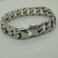 punk cool menboys stainless steel chain bracelet men jewelry bracelets bangles