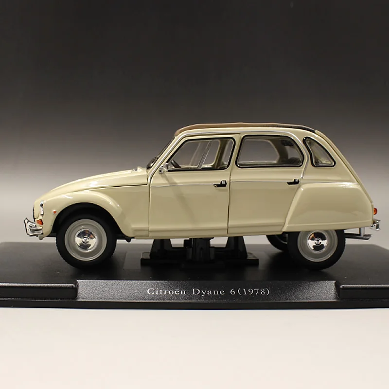 Белая коробка 1:24 1978 Citroen Dyane 6 классический бутик сплав автомобиль игрушки для детей модель детской игрушки оригинальная коробка